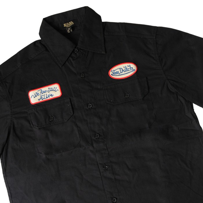 Jual Von Dutch Workshirt 0840 Black Shopee Indonesia