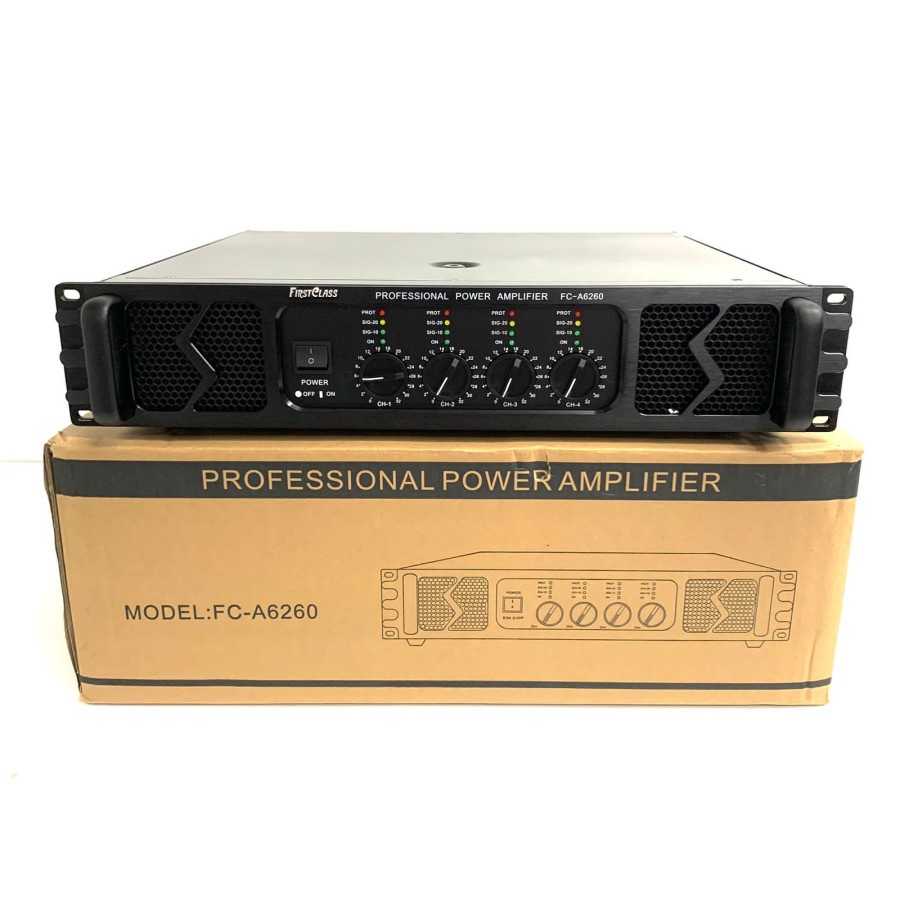 Jual Power amplifier firstclass fc a6260 first class 4CH 4x1200 watt
