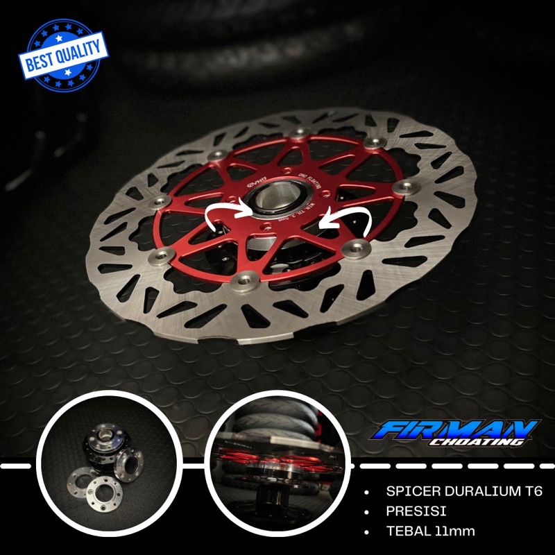 Jual Spicer Adaptor Plendes Piringan Datar Ke Trombol Yamaha Rx King F Jupiter Vega Spicer