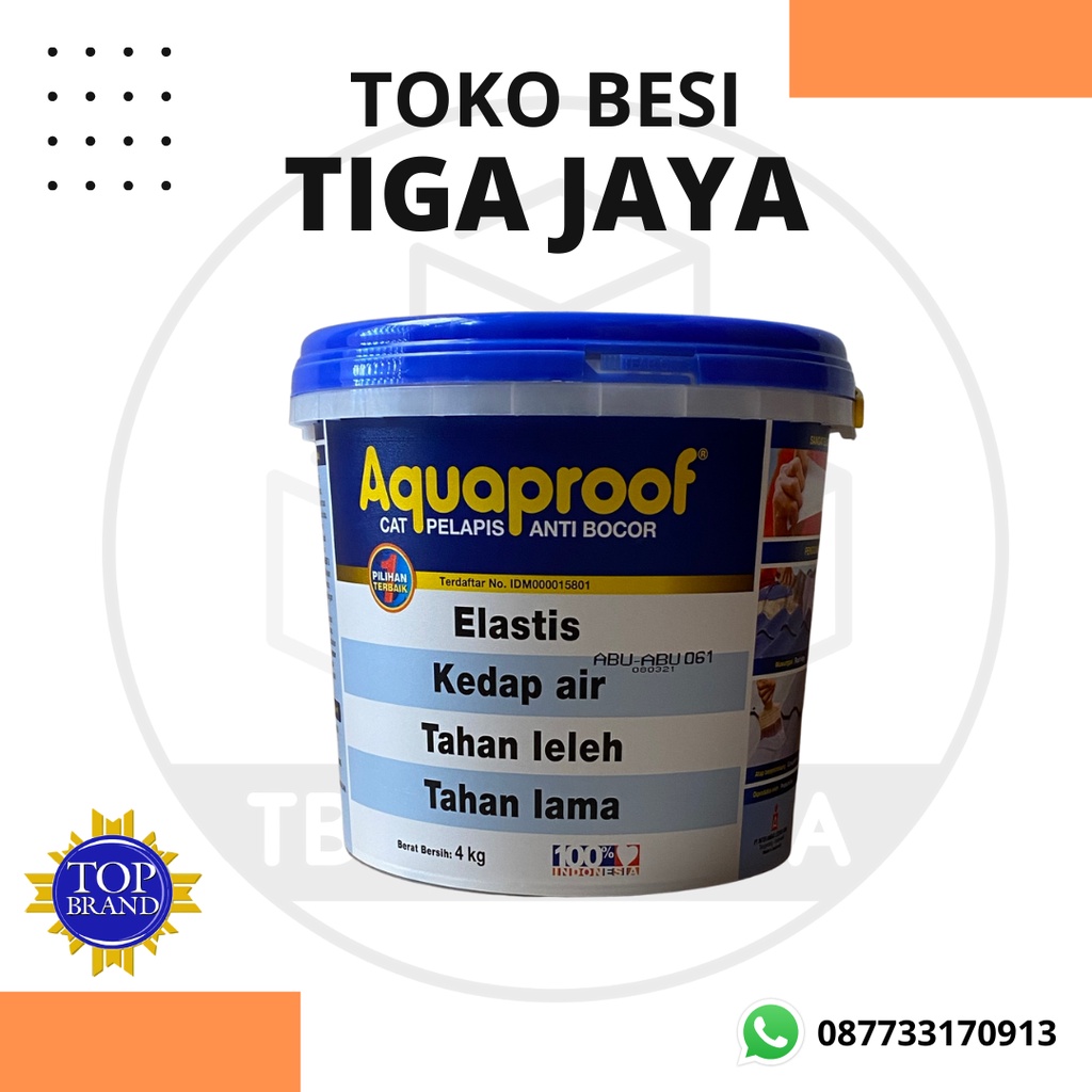 Jual Cat Pelapis Anti Bocor Aquaproof 4kg Shopee Indonesia 2198