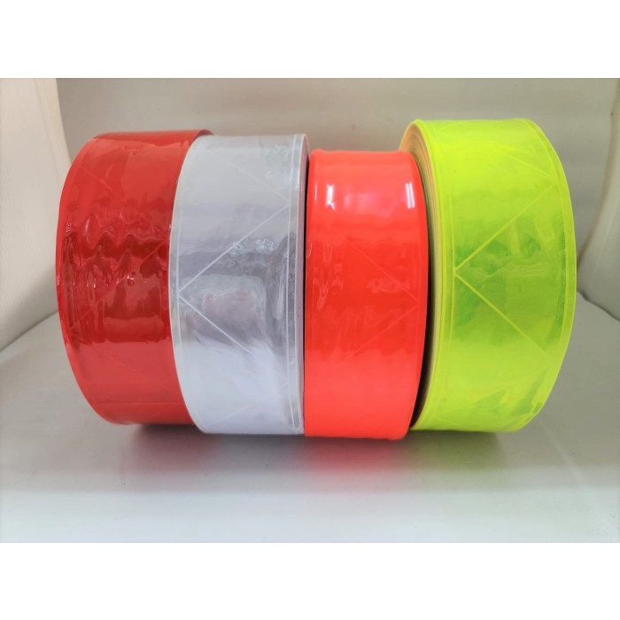 Jual Pvc Scotlight Segitiga 5cm 50mm Pita Scotlite isi 50meter | Shopee ...