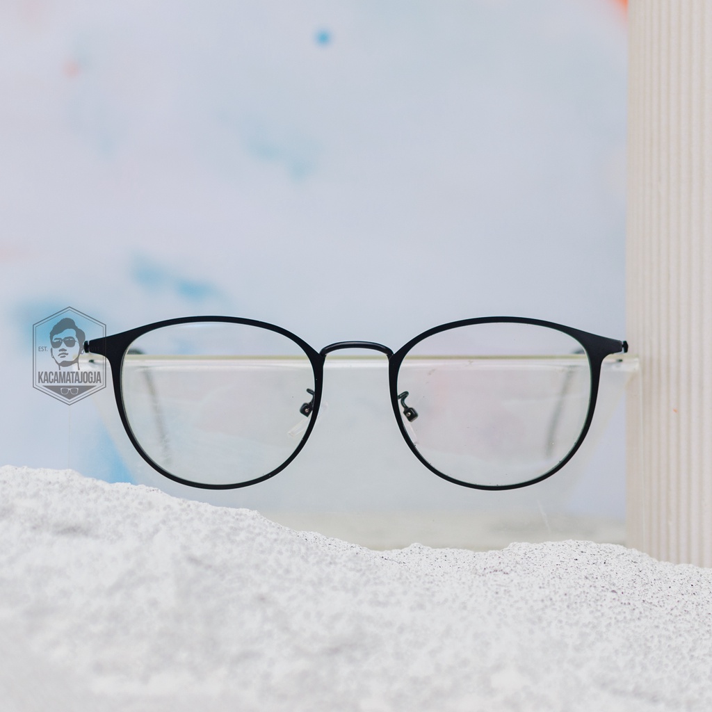 Jual Kacamata Jogja - Frame Oval Full Besi Tipis- DAYA 02 | Shopee ...