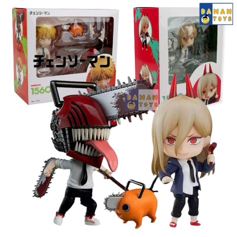 Anime Chainsaw Man Pochita Denji mainan mewah Cosplay penutup