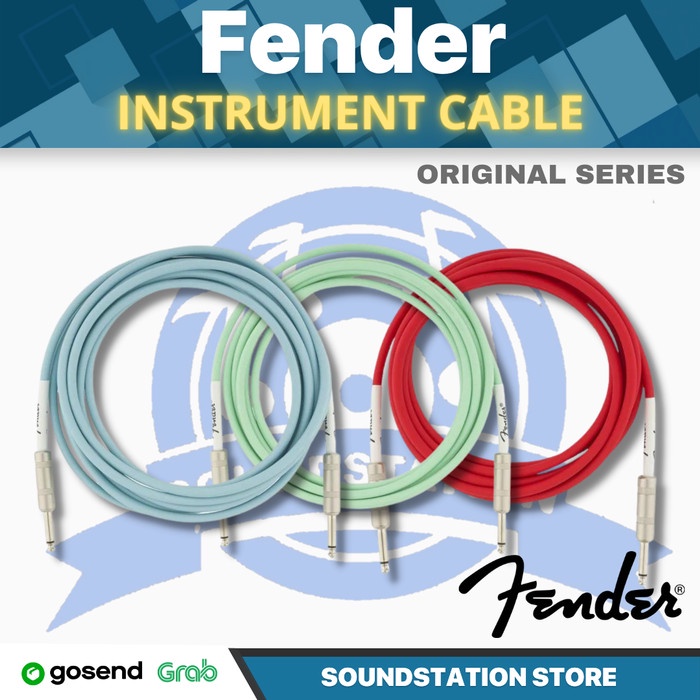 Jual Fender Original Series Instrument Cable - Kabel Instrumen | Shopee ...