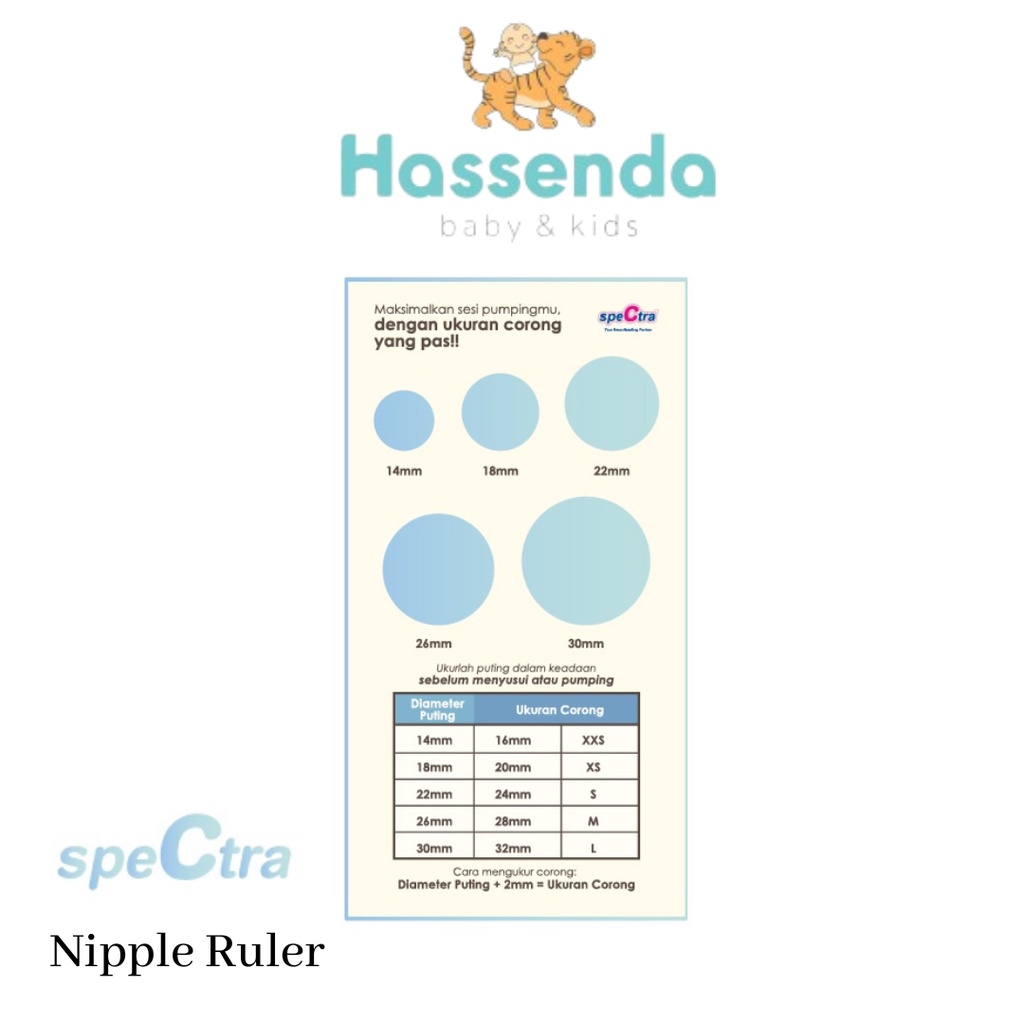 Jual Spectra Nipple Ruler / Alat Ukur Corong Pompa Asi | Shopee Indonesia