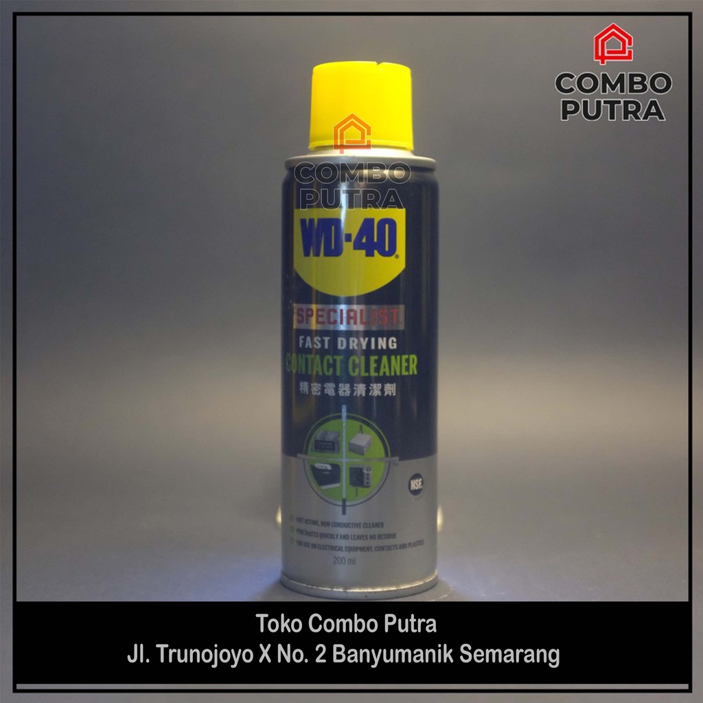 Jual WD 40 Fast Drying Contact Cleaner 200ml | Shopee Indonesia