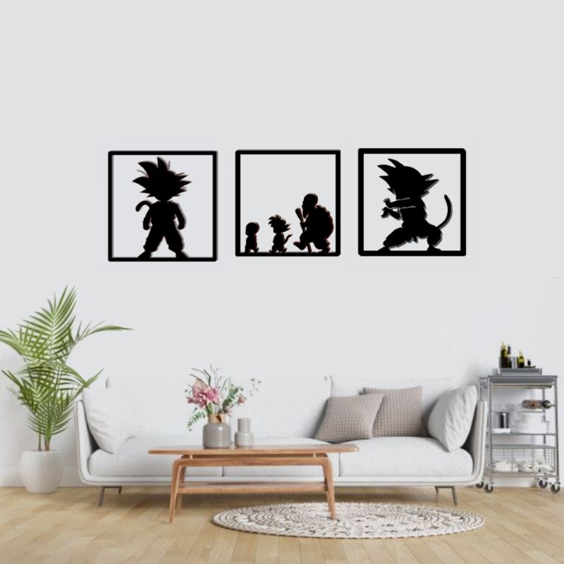 Jual COD Ukiran kayu hiasan dinding timbul hiasan dinding anime