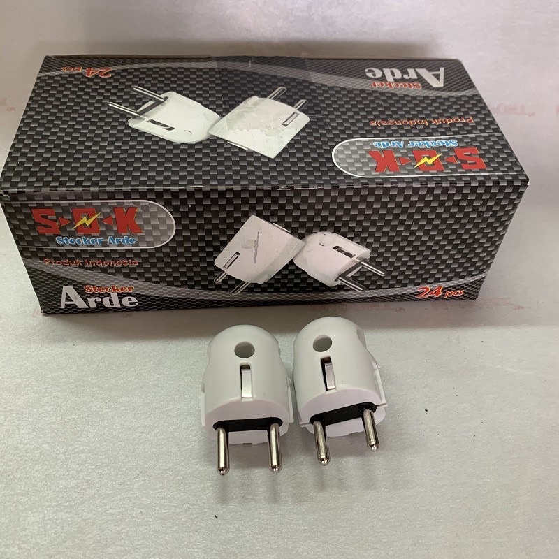 Jual Colokan Steker Arde SOK Bulat Besar MURAH | Shopee Indonesia