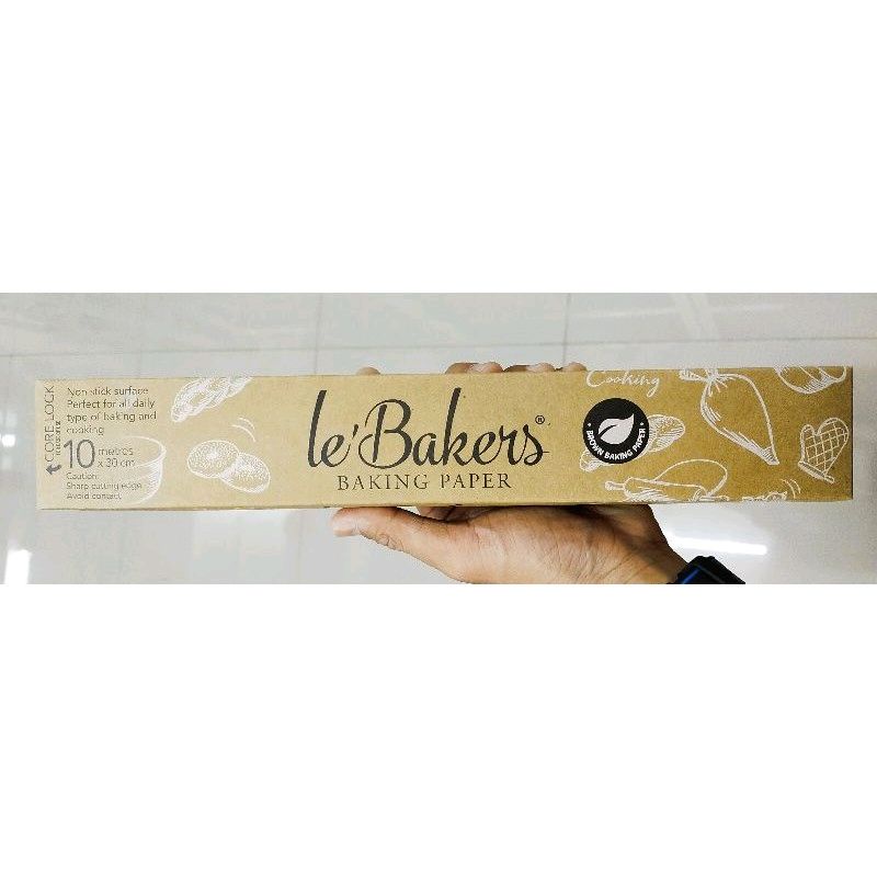 Jual LE BAKERS BROWN BAKING PAPER / PARCHMENT KERTAS ROTI WARNA COKLAT ...