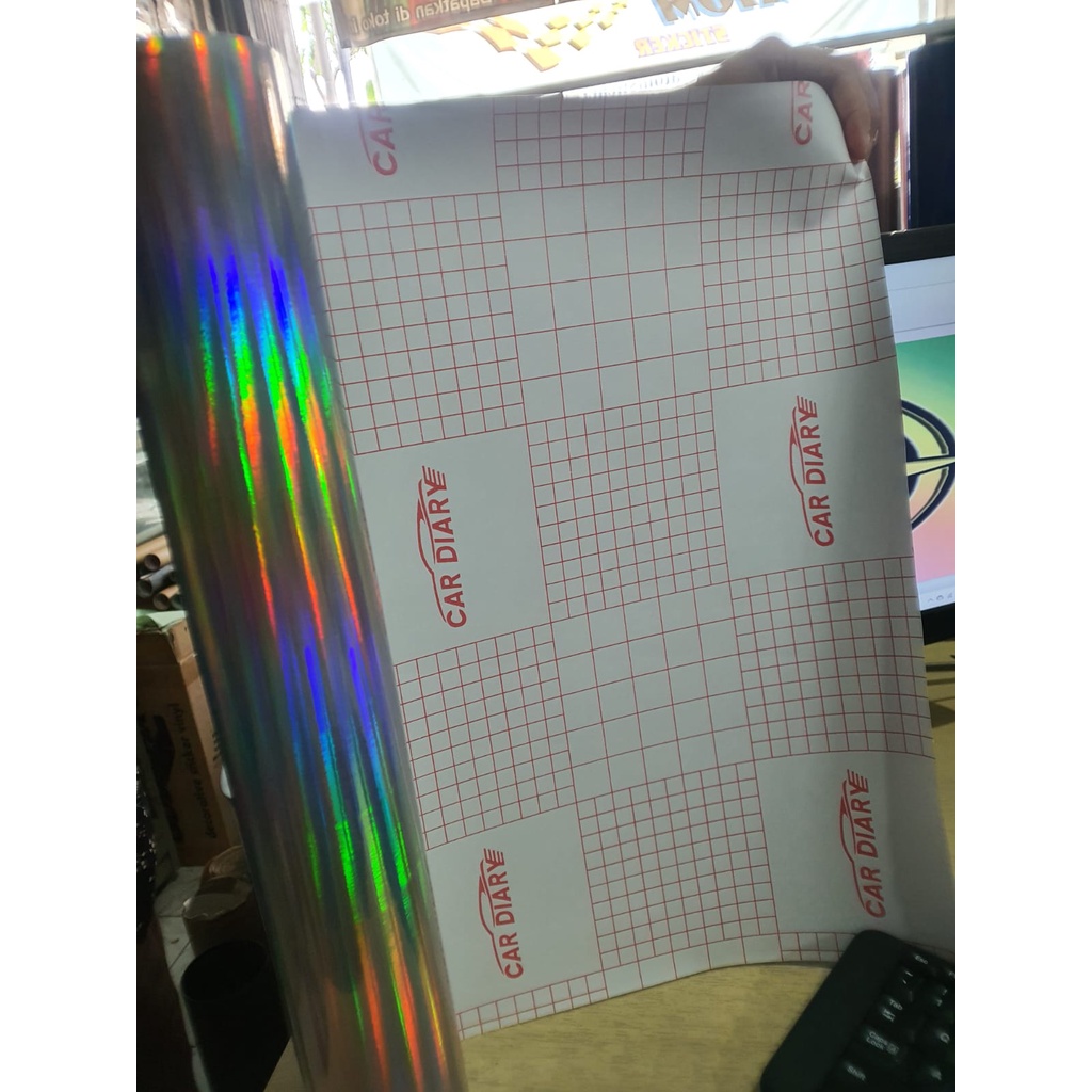 Jual Sticker Laser Chrome Car Diary by Derek (meter) | Shopee Indonesia