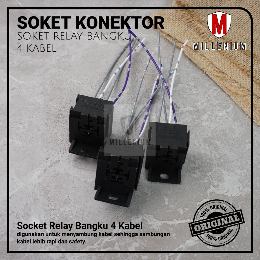 Jual Socket Cable Relay Gandeng Soket Relay Bangku Rumah Relay Susun