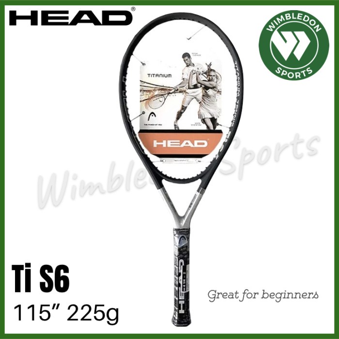 Jual HEAD TI S6 tennis racket / Raket tenis HEAD TiS6 /TITANIUM S6 / Ti.S6 Shopee Indonesia