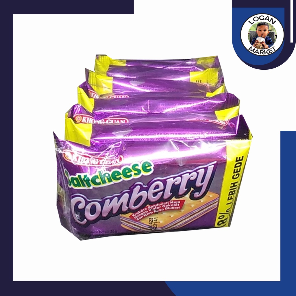 Jual Khong Guan Saltcheese Combo Combociz Comberry 10 Pcs Sachet 10Pcs ...