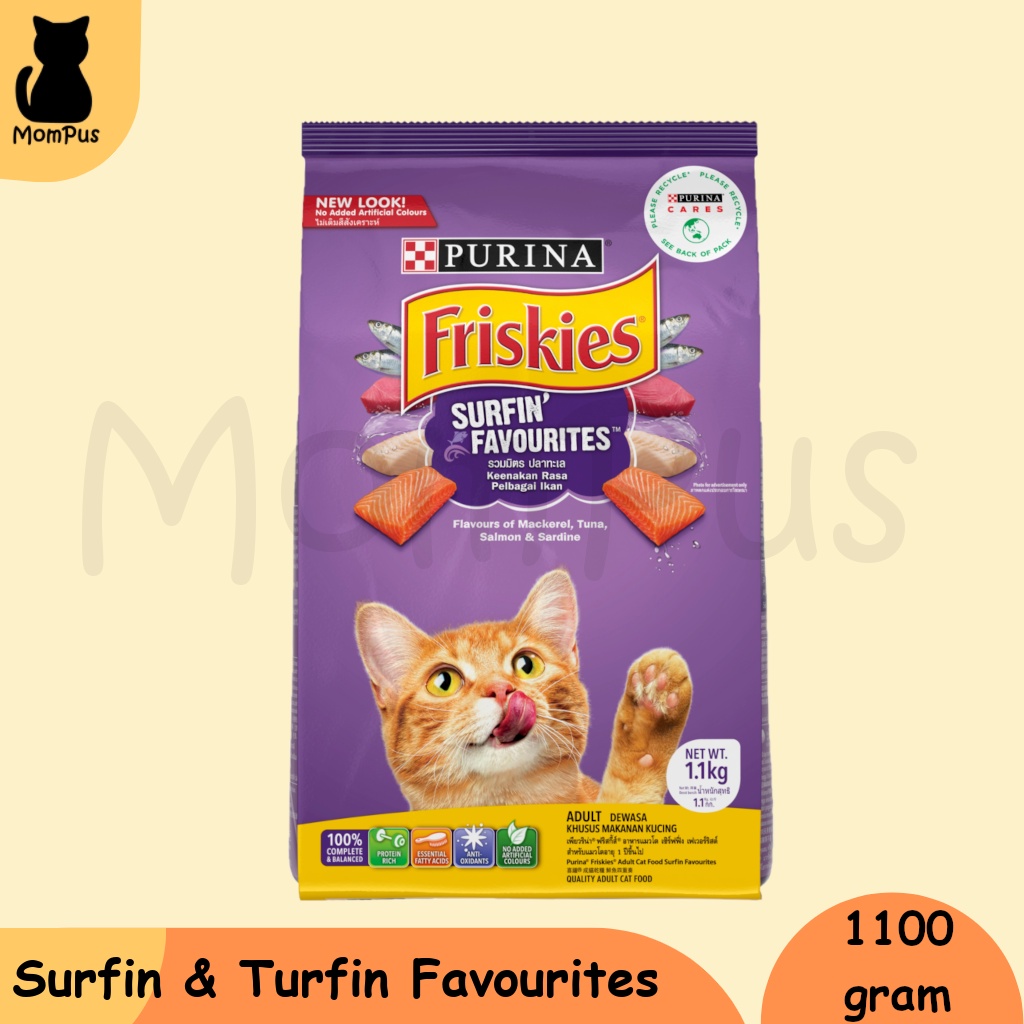Jual Friskies ADULT Surfin & Turfin Favourites 1kg Makanan KUCING ...