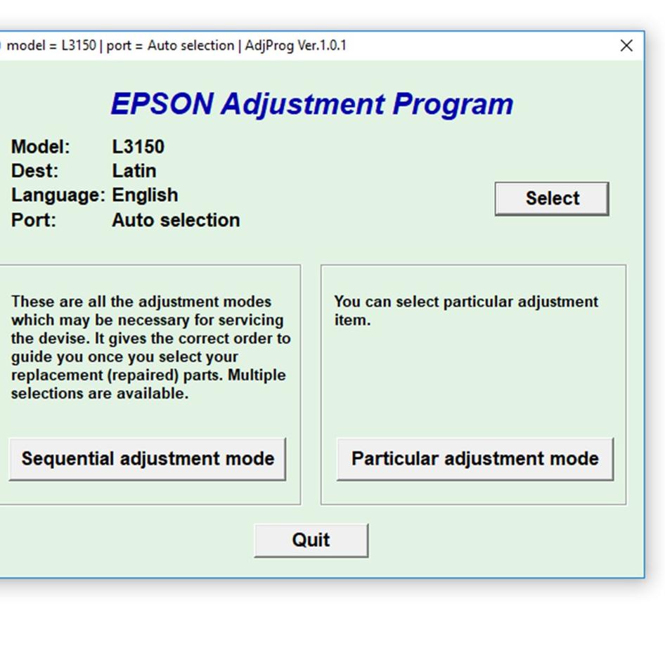 Jual Rekomendasi Reset Epson L3150 Waste Ink Pad Counter Resetter