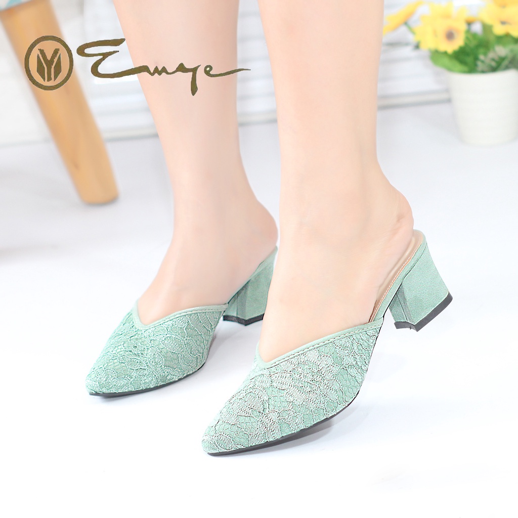 Jual Sepatu Pesta Wanita Penganten Brukat Glitter Original Terbaru Dan Sandal Pesta Brukat