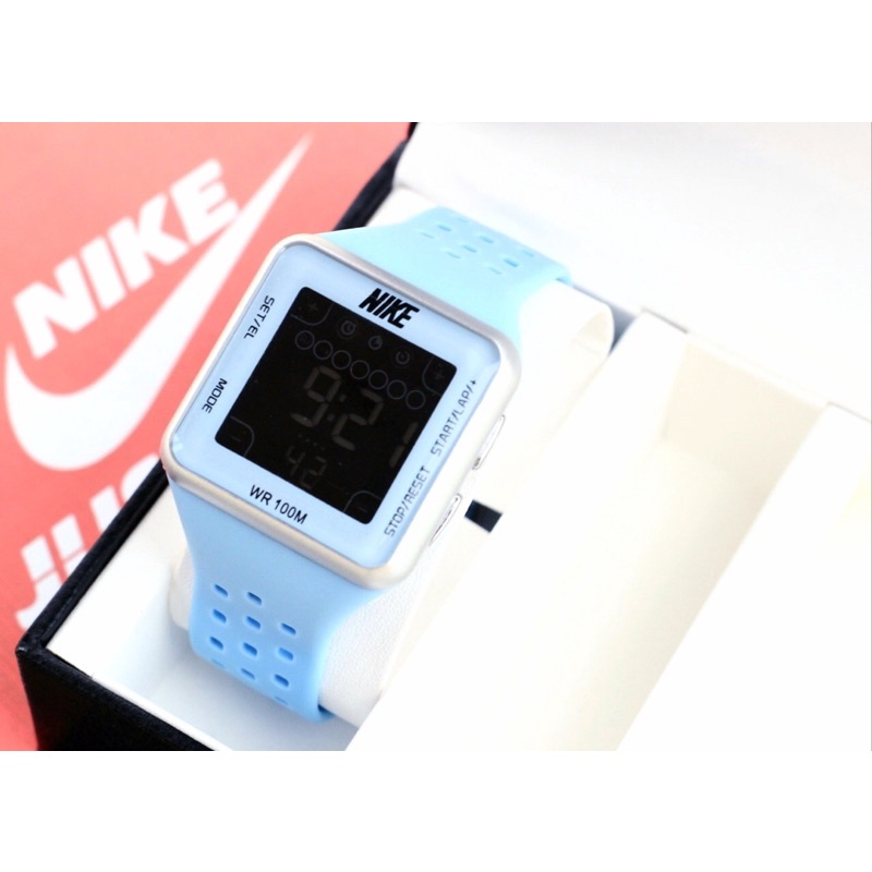 Jual RYU Jam Tangan Fashion Pria/Wanita NIKE Kotak Karet Sport | Shopee ...