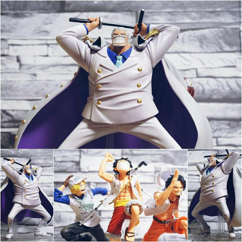 Jual Action Figure One Piece Garp Ace Luffy Magazine Shopee Indonesia