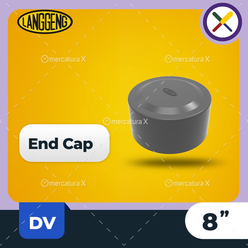 Jual End Cap DV 8" Fitting PVC Shopee Indonesia