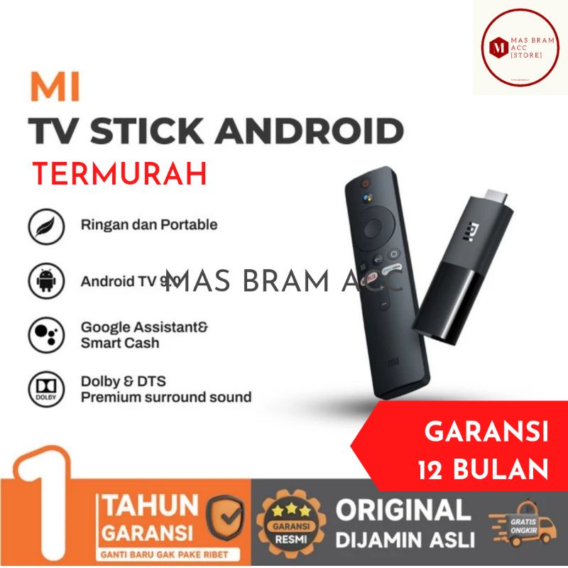 Jual MURAH Mi TV STICK ANDROID TV QUAD CORE FULL HD SMART TV SET TOP ...