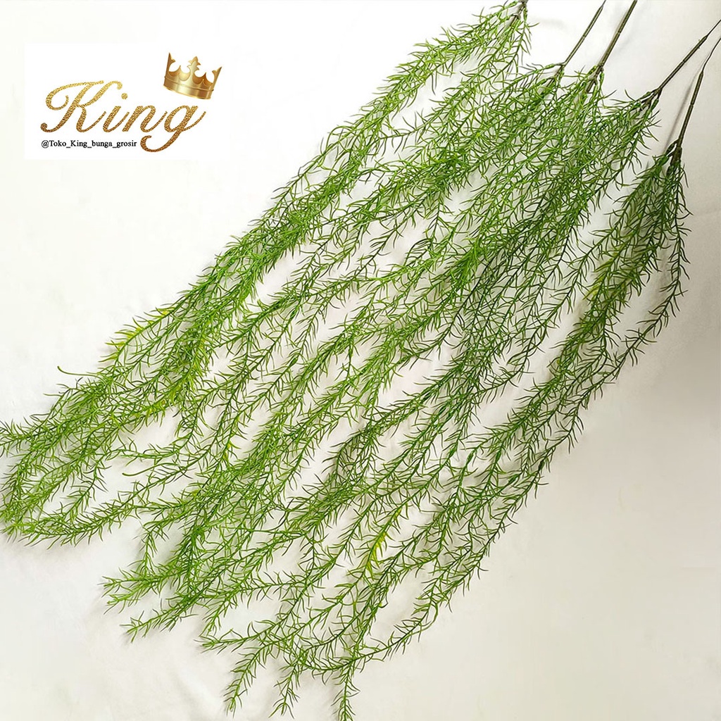 Jual Bunga Daun Spanish Moss Garland Hanging Leaf Bunga Plastik Bunga