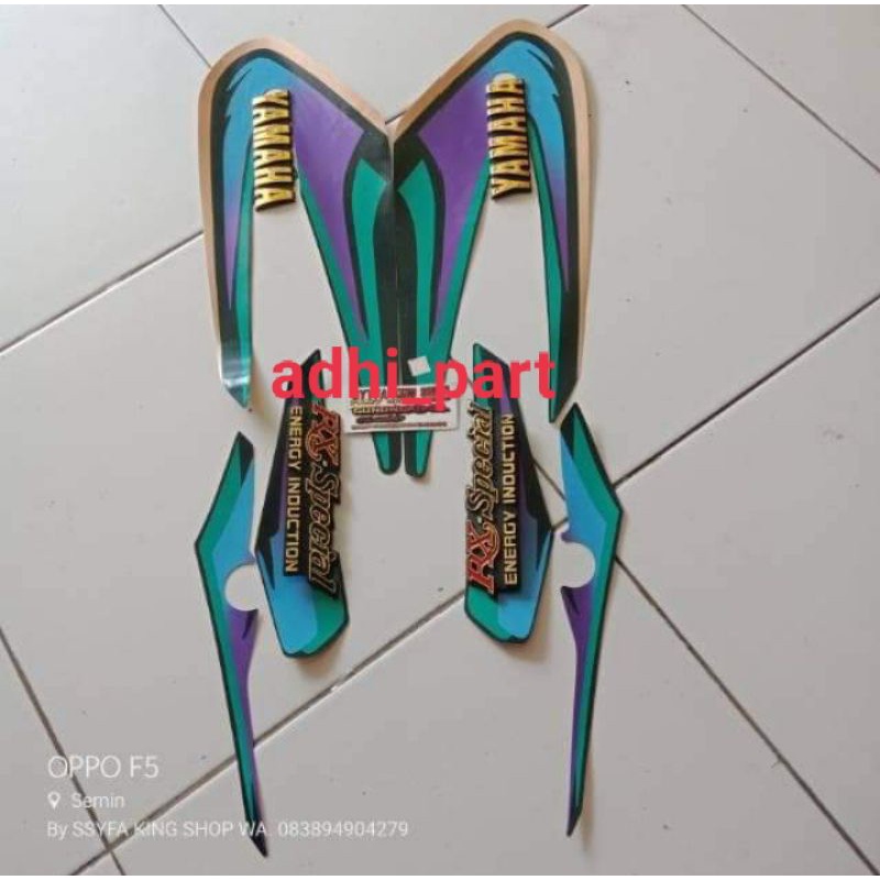 Jual STIKER STRIPING RXS RX SPESIAL KOMPLIT EMBLEM | Shopee Indonesia