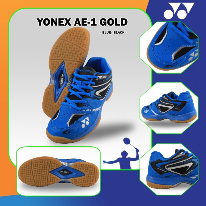 Jual YONEX ALL ENGLAND 01 - GOLD, SEPATU BADMINTON ORIGINAL | Shopee ...
