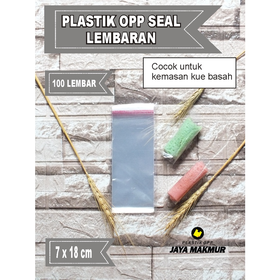 Jual Plastik Opp Seal Lembaran X Cm X Cm X Cm Pastik Kue Basah One Sheet Lbr Shopee