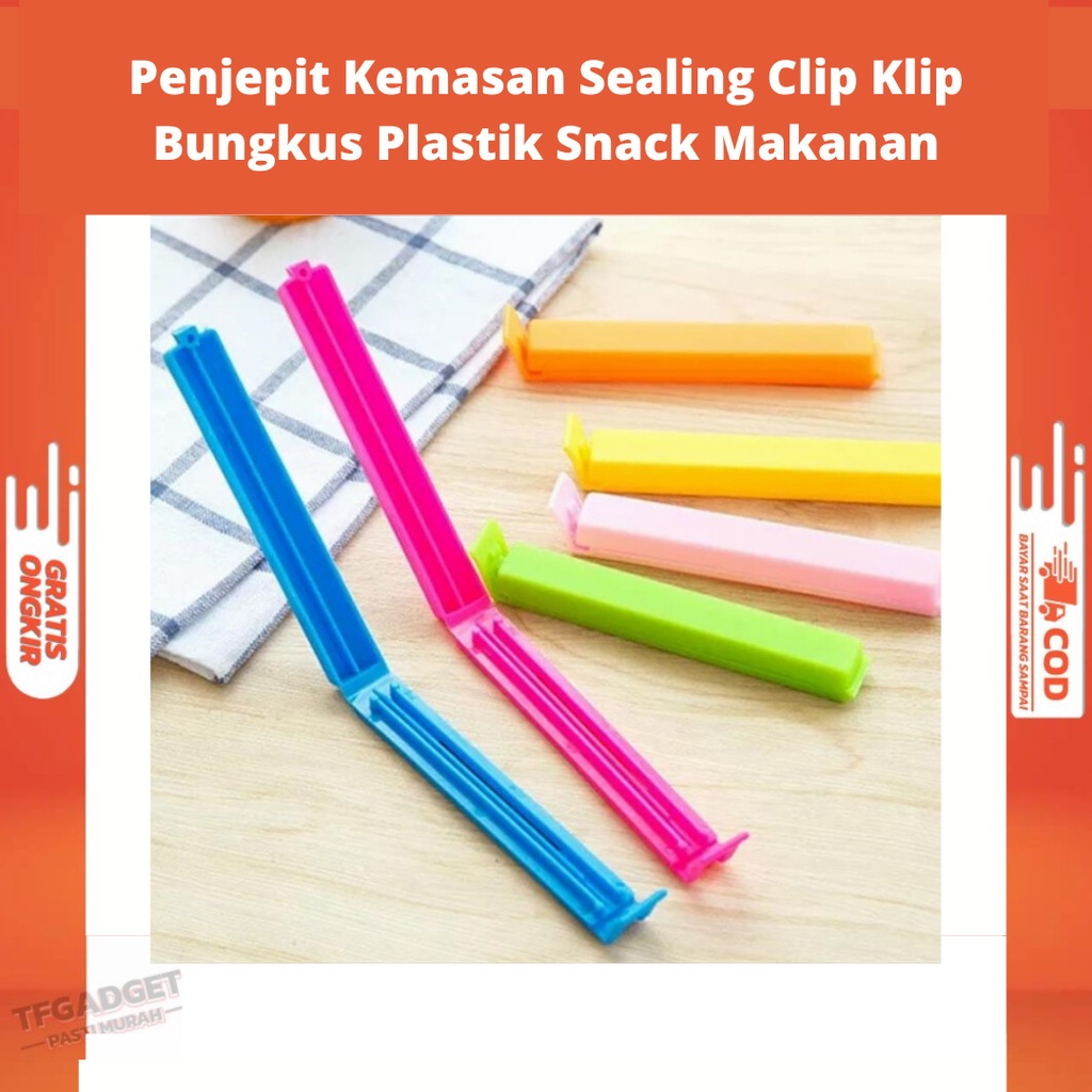 Jual Penjepit Kemasan Sealing Clip Klip Bungkus Plastik Snack Makanan Shopee Indonesia 3587