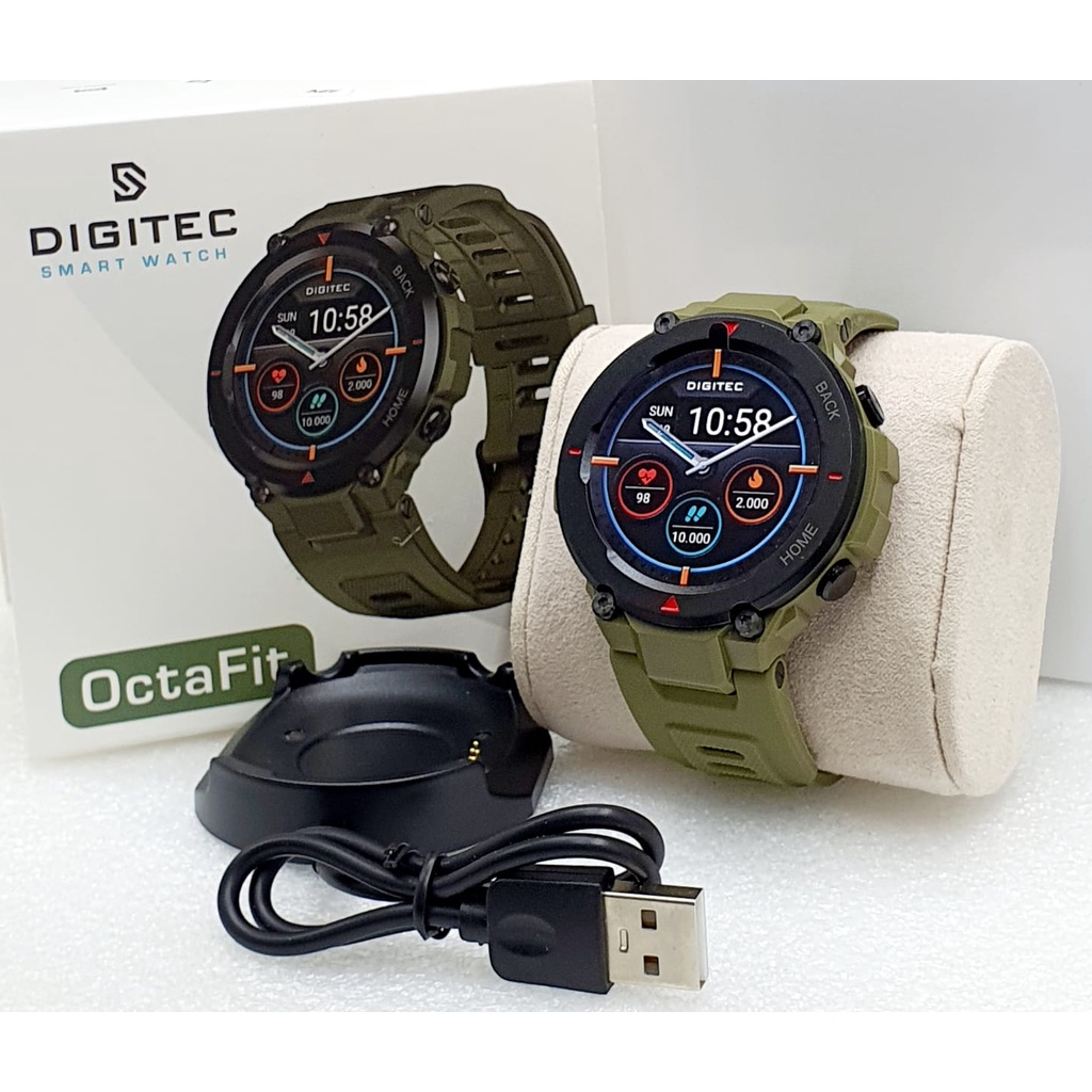 Jual Jam Tangan Pintar SmartWatch Digitec Octafit Sillicone
