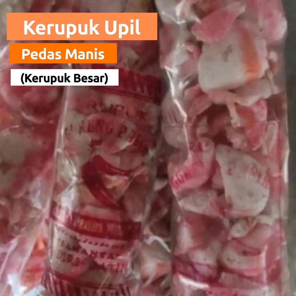 Jual Kerupuk Upil Pasir Melarat Bawang Pedas Manis Matang Khas Nganjuk ...