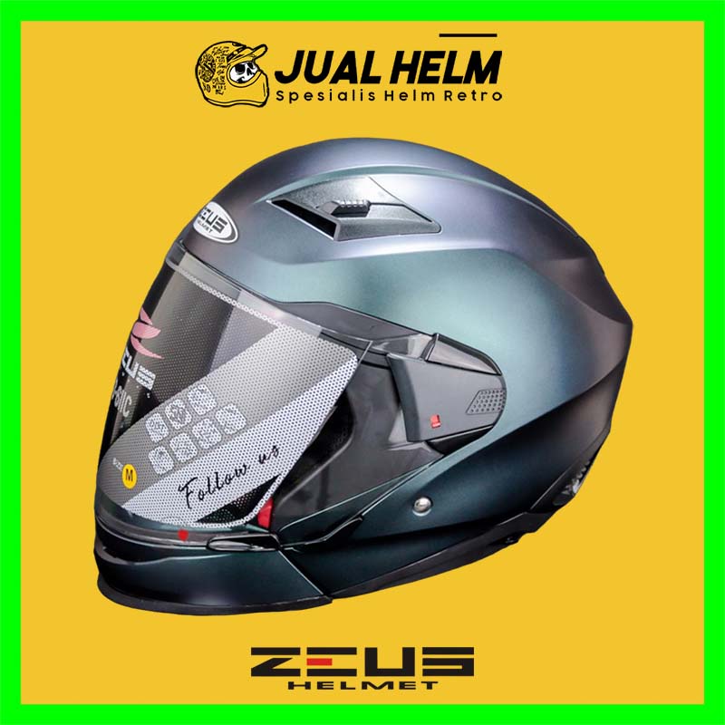 Jual Helm Zeus ZS611C Solid Chamaleon Purple Doff Zeus ZS 611C Double Visor Shopee Indonesia