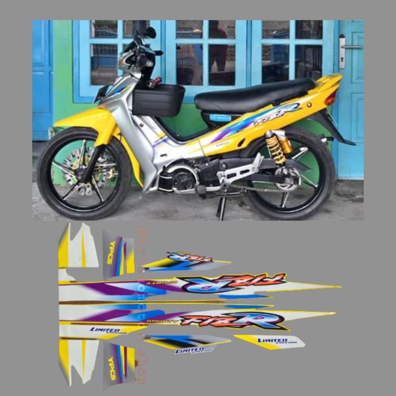 Jual Striping polet body motor Yamaha fiz r f1z r LE sticker stiker ...