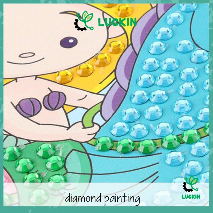 Jual Luckin Big Diamond Painting Stiker Manik In Mewarnai Dan Menempel Stiker Diamond