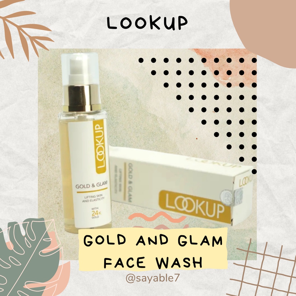 Jual Face wash for skin barrier LookUp Glad and Glam Facial Wash (100 Original) BPOM dan