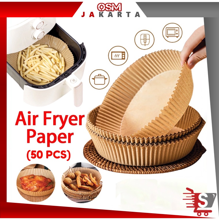 Jual OSM JKT H5645 Air Fryer Paper Anti Lengket / Kertas Alas Air Fryer