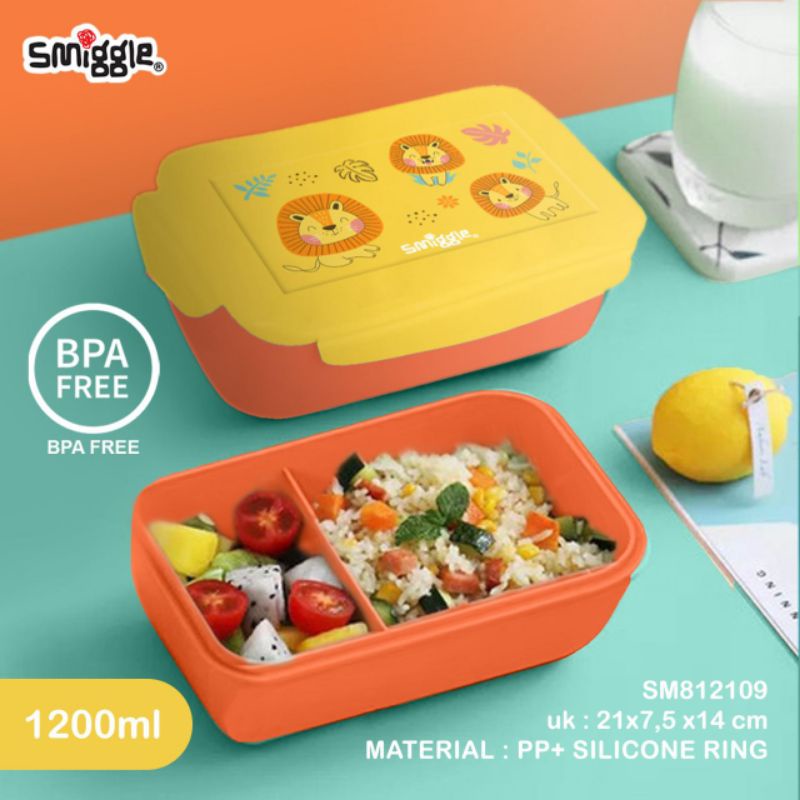 Jual SMIGGLE LUNCH BOX 2 SEKAT DAN 5 SEKAT (NON ORI) Shopee Indonesia