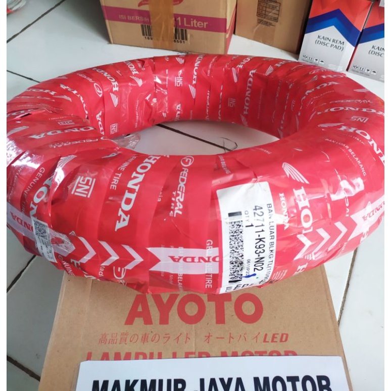 Jual BAN BELAKANG SCOOPY RING 12 BAN LUAR FEDERAL 110/90-12 BAN MOTOR ...