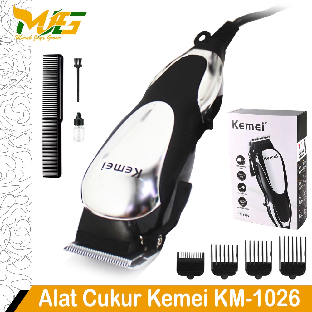 Jual Hair Clipper Kemei KM Mesin Alat Cukur Rambut Besar Pemangkas Rambut Elektrik Shopee