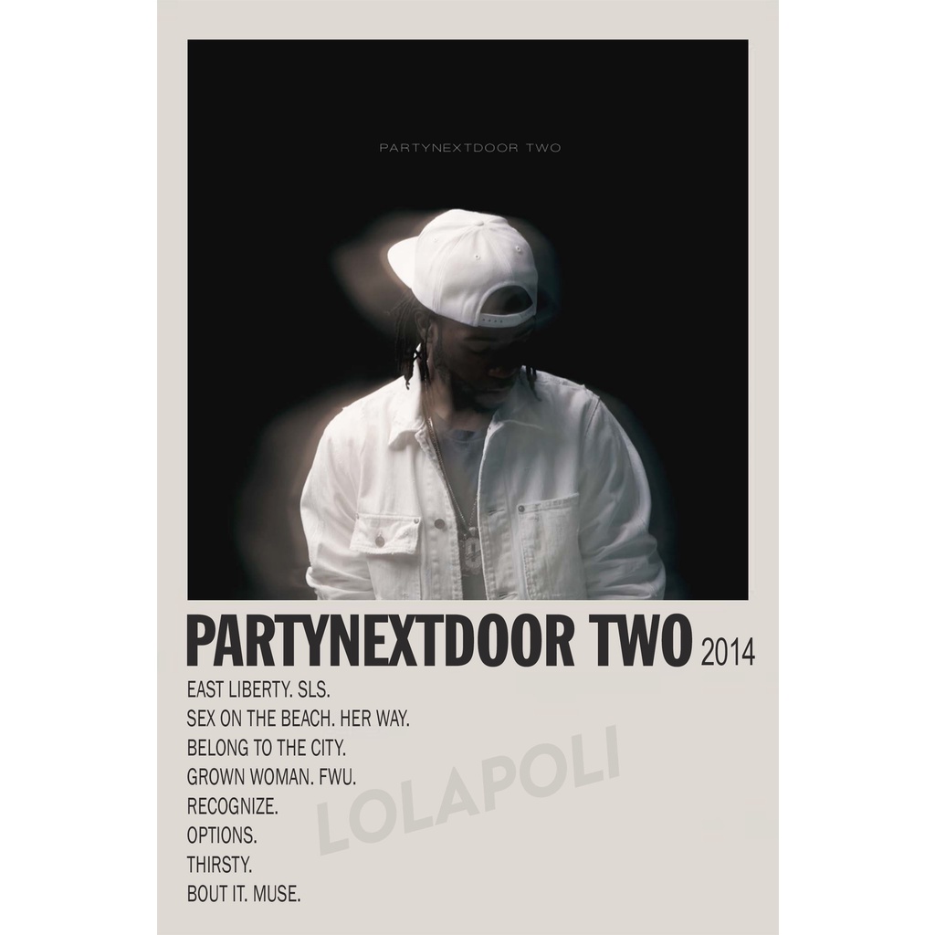 Jual Poster Cover Album PARTYNEXTDOOR TWO - PARTYNEXTDOOR Shopee