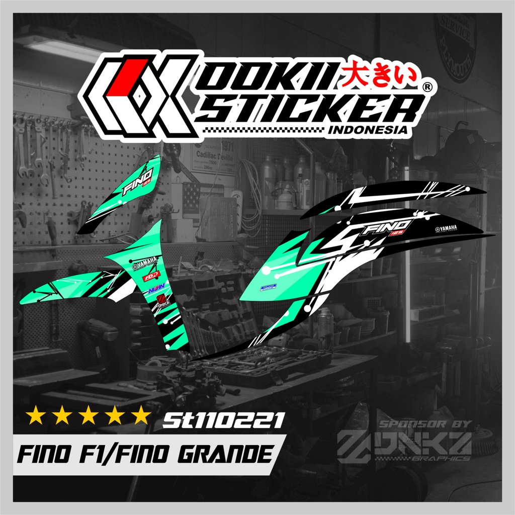 Jual Stiker Fino FI 125 Decal Striping Fino FI 125 Premium Racing ...