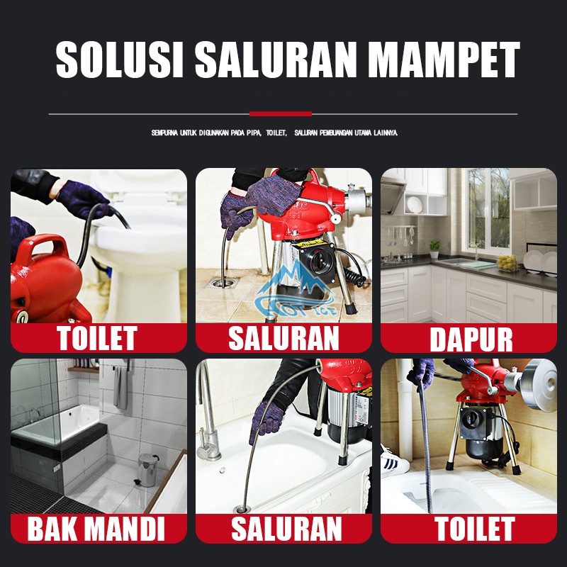 Jual Solusi Saluran Mampet Mesin Bor Ridgid Drain Cleaner Pembersih ...