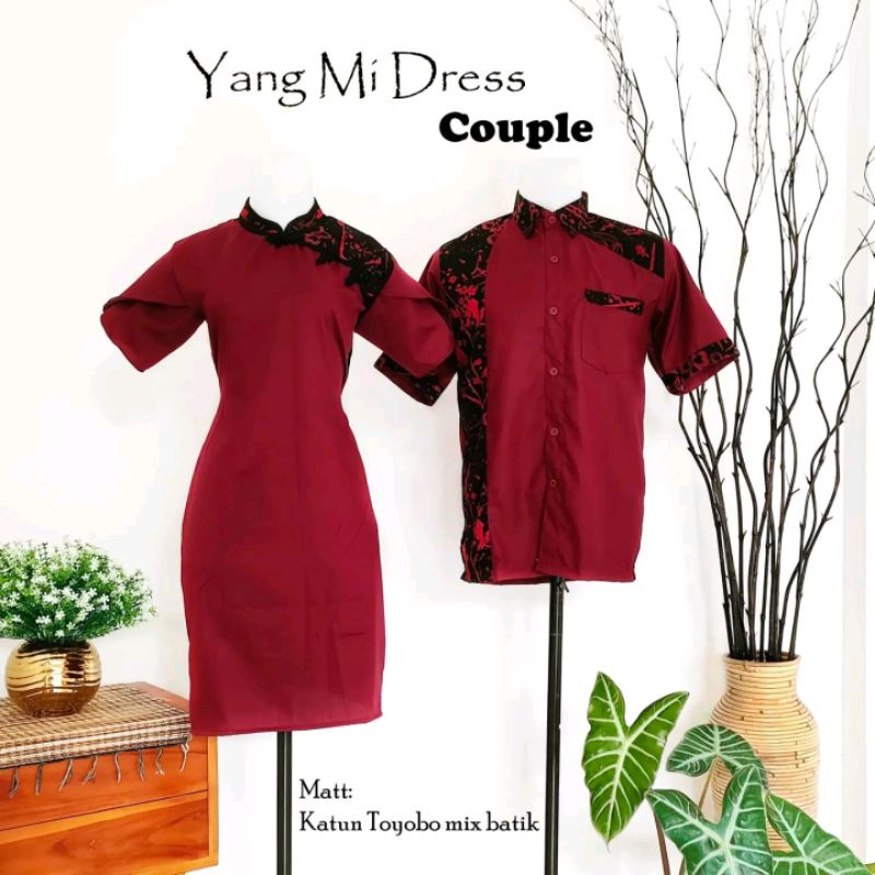 Jual Dress Couple Imlek Cny 2023 Imlek 2023 Dress Cny Baju Imlek Seragam Imlek 