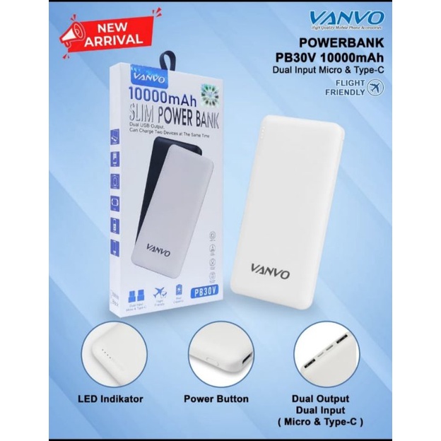 Jual Power Bank Vanvo Pb V Mah Shopee Indonesia