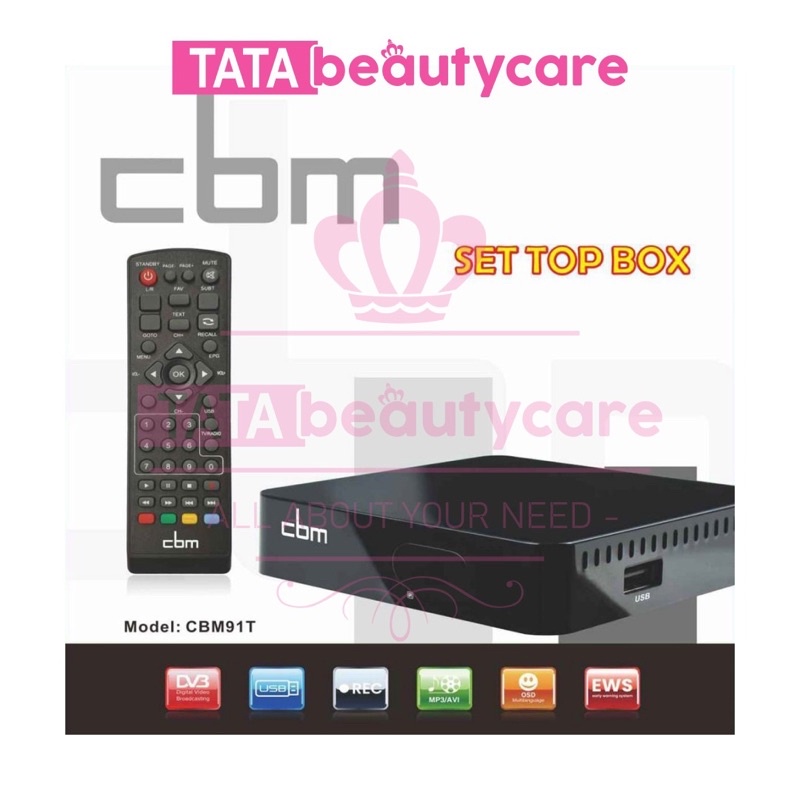 Jual [500gr] E126 SET TOP BOX STB TV DIGITAL MERK CBM TIPE CBM91 T