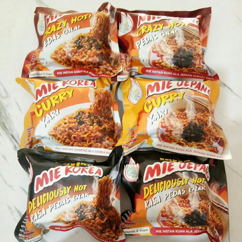 Jual Mie instan kuah ala jepang & Mie instan goreng ala korea 130g