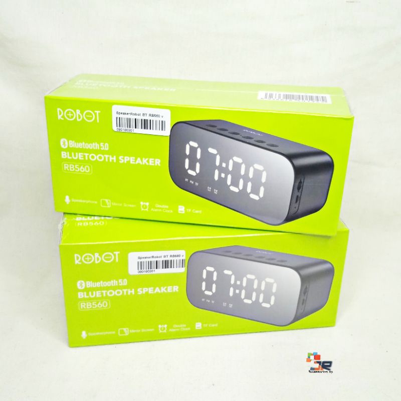 Jual BLUETOOTH SPEAKER ROBOT RB560 LED DISPLAY DOUBLE ALARM SPEAKER ...