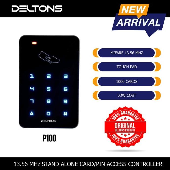 Jual Standalone Access Control PIN Touch Card Mifare RFID 13.56MHz ...