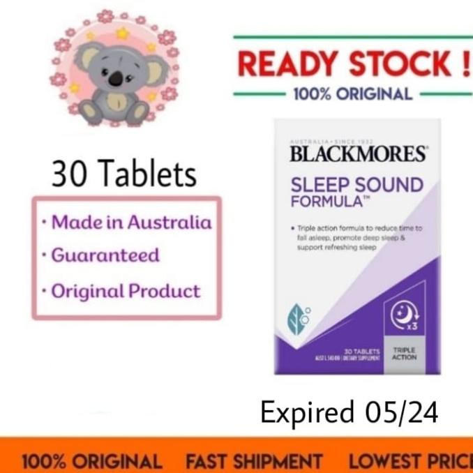 Jual Blackmores Sleep Sound Formula 30 Tablets | Shopee Indonesia