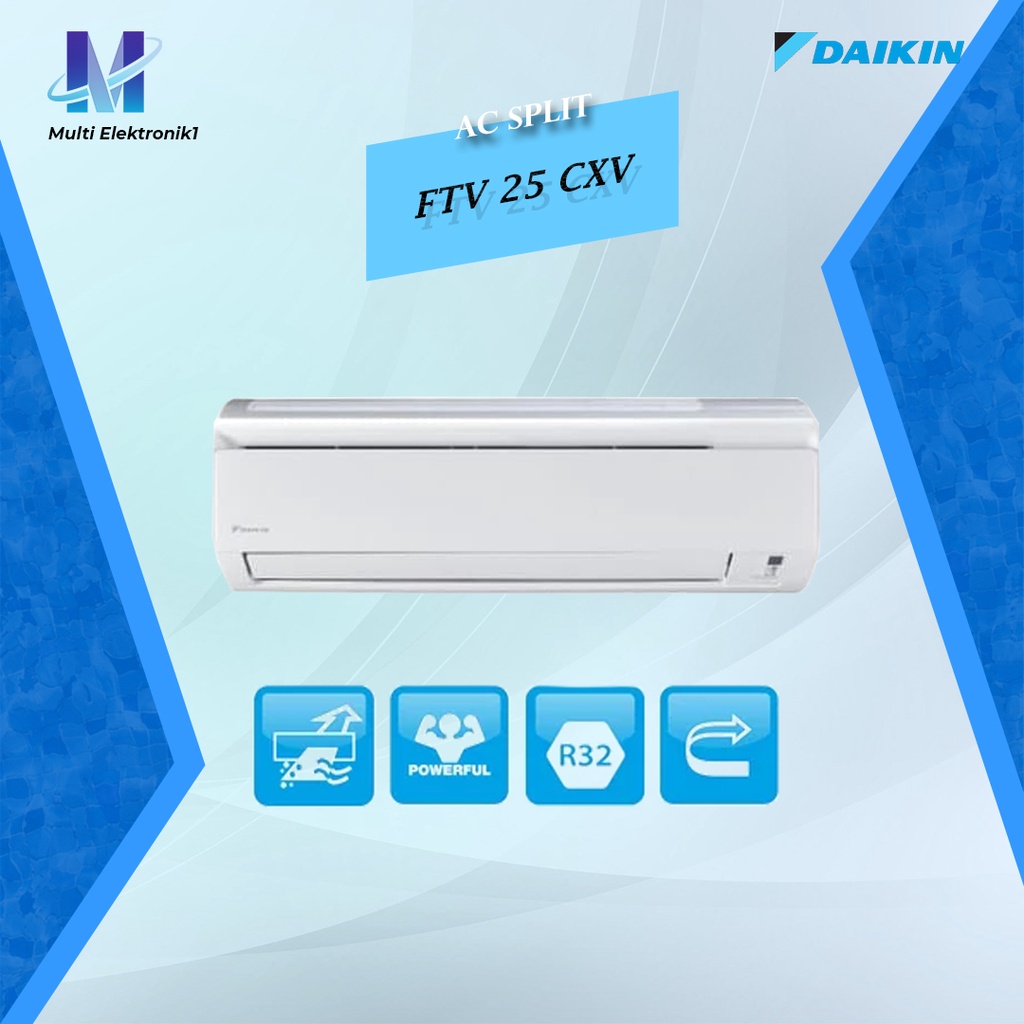 Jual AC Daikin 1 PK Standart Malaysia FTV 25 CXV Shopee Indonesia